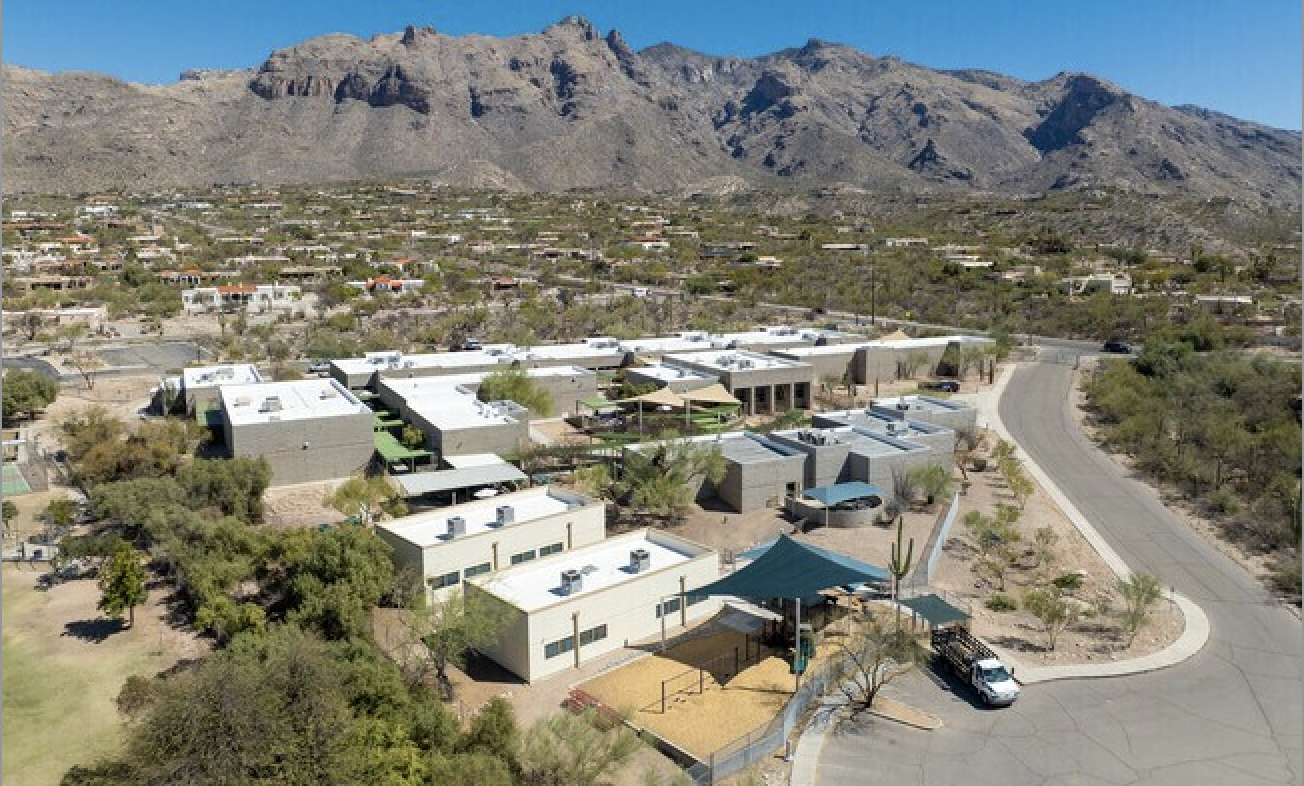Drone picture of Manzanita Elementary